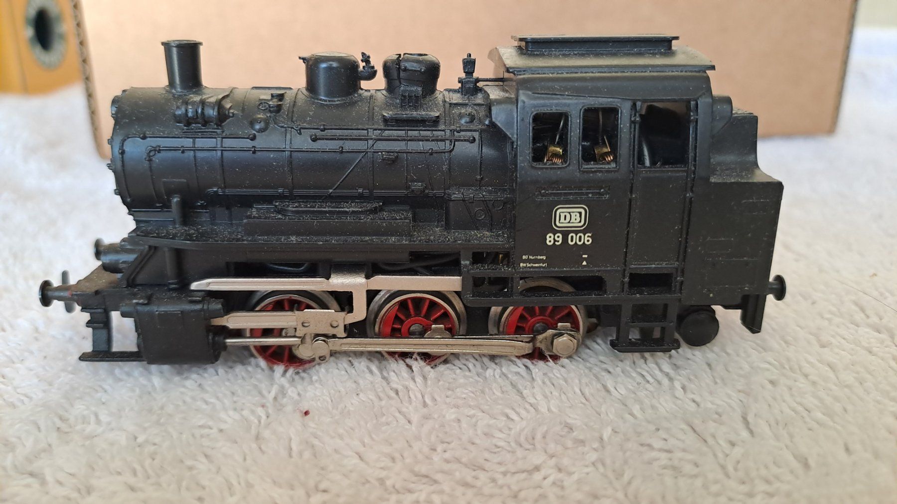Märklin Modellini di ferrovie: Märklin DB Dampflok BR 89 H0 WS / 50 – Usato da Winterthur venduto da Riebeli333 1