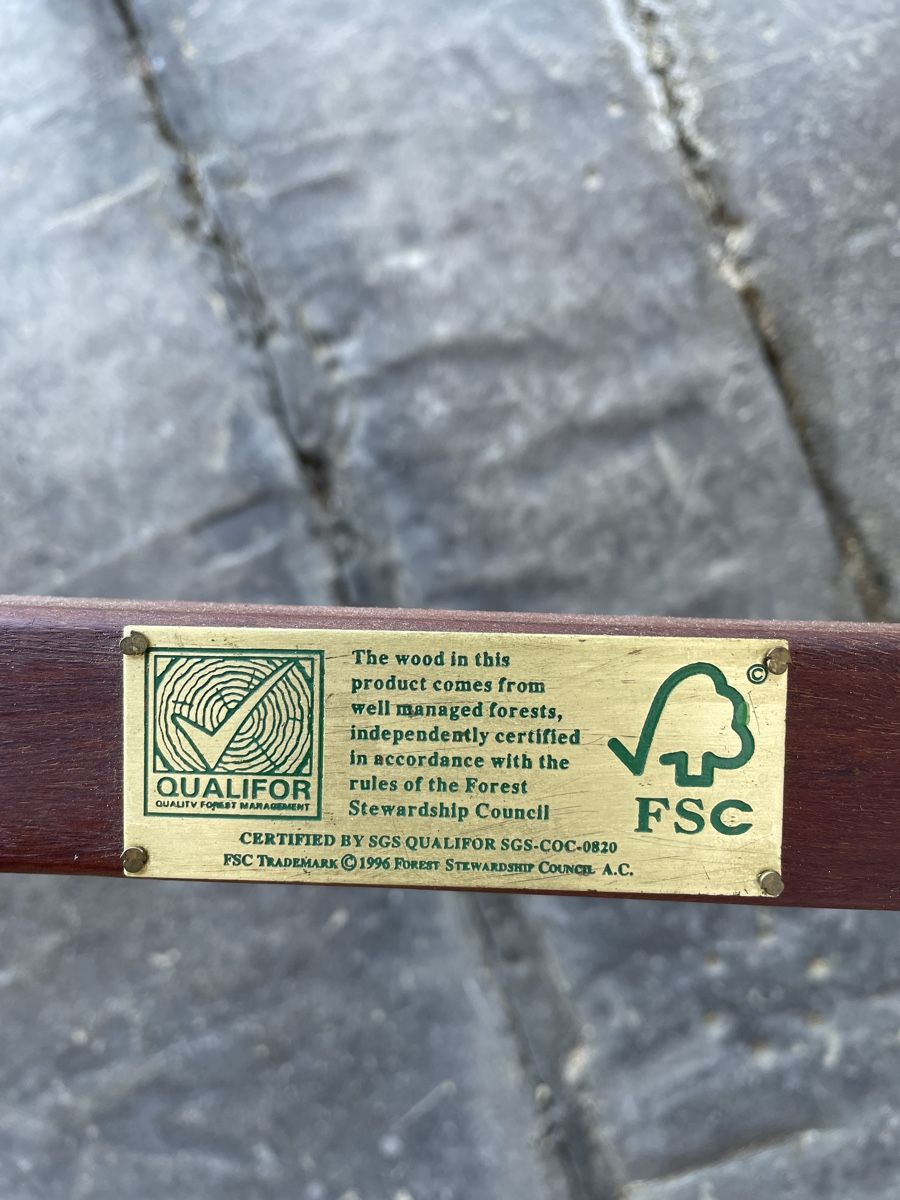 Pfister Sedie: 4 Gartenstühle Holz Pfister – Nuovo (secondo la descrizione) da Bern venduto da sinay01 4