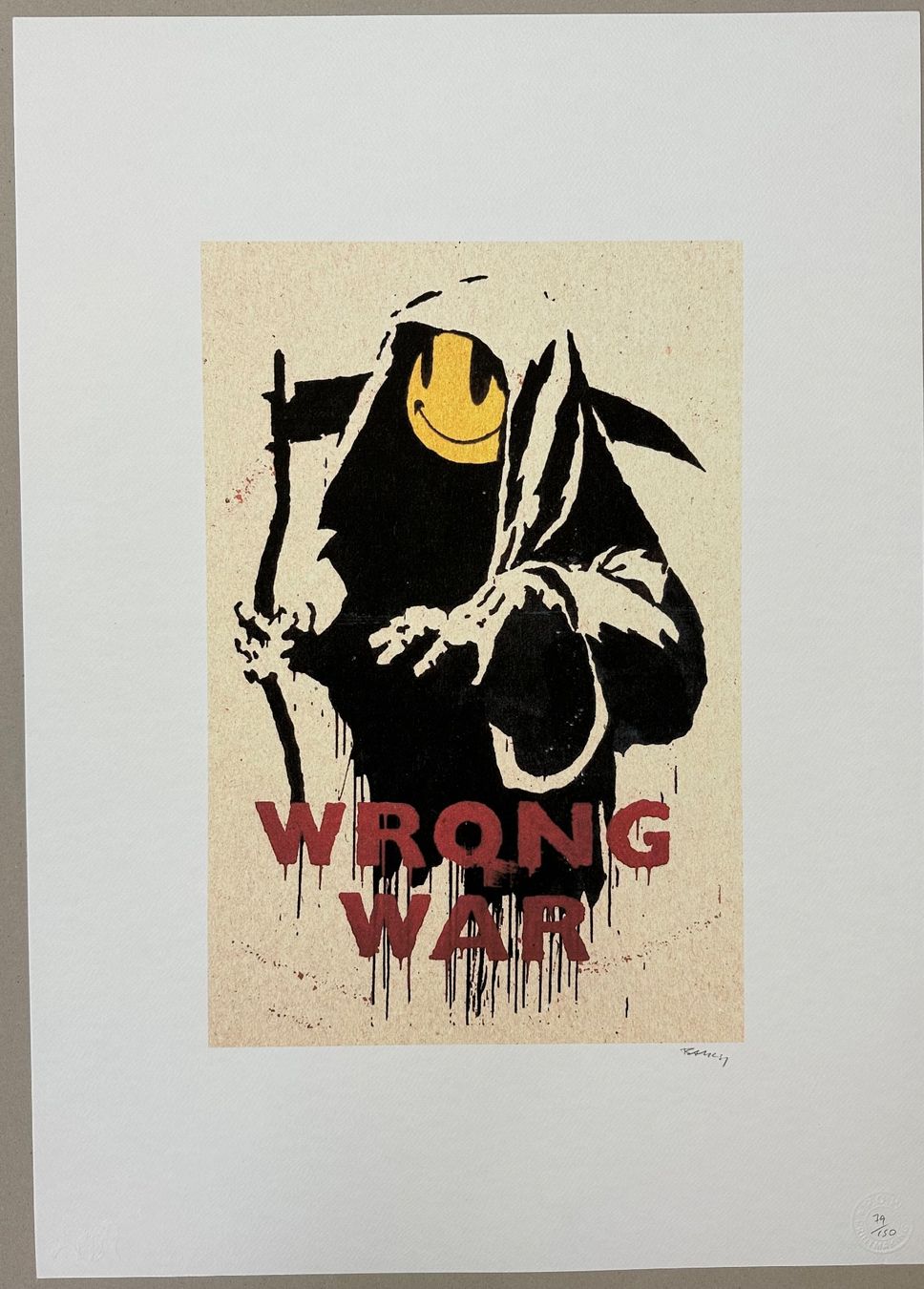 Foto & Immagini: Banksy: Wrong War,, Street Art, XL-Version 79/150 – Nuovo (secondo la descrizione) da Meilen venduto da Smgdesign