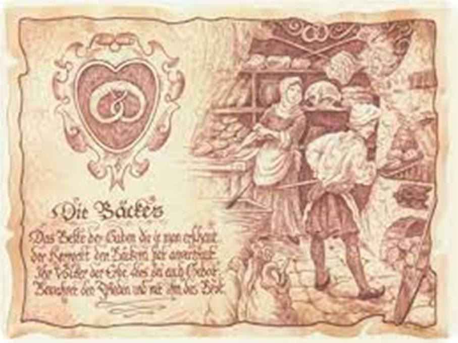 Ecriteaux: Blechschild-BERUFE UND HOBBY-DIE BÄCKER – Neuf (Voir description) à Rupperswil par big-one-sale