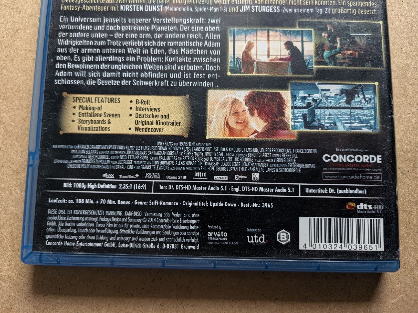 Alle DVDs: Blu-ray Upside Down – Gebraucht aus Chur von FreakofRarity 2