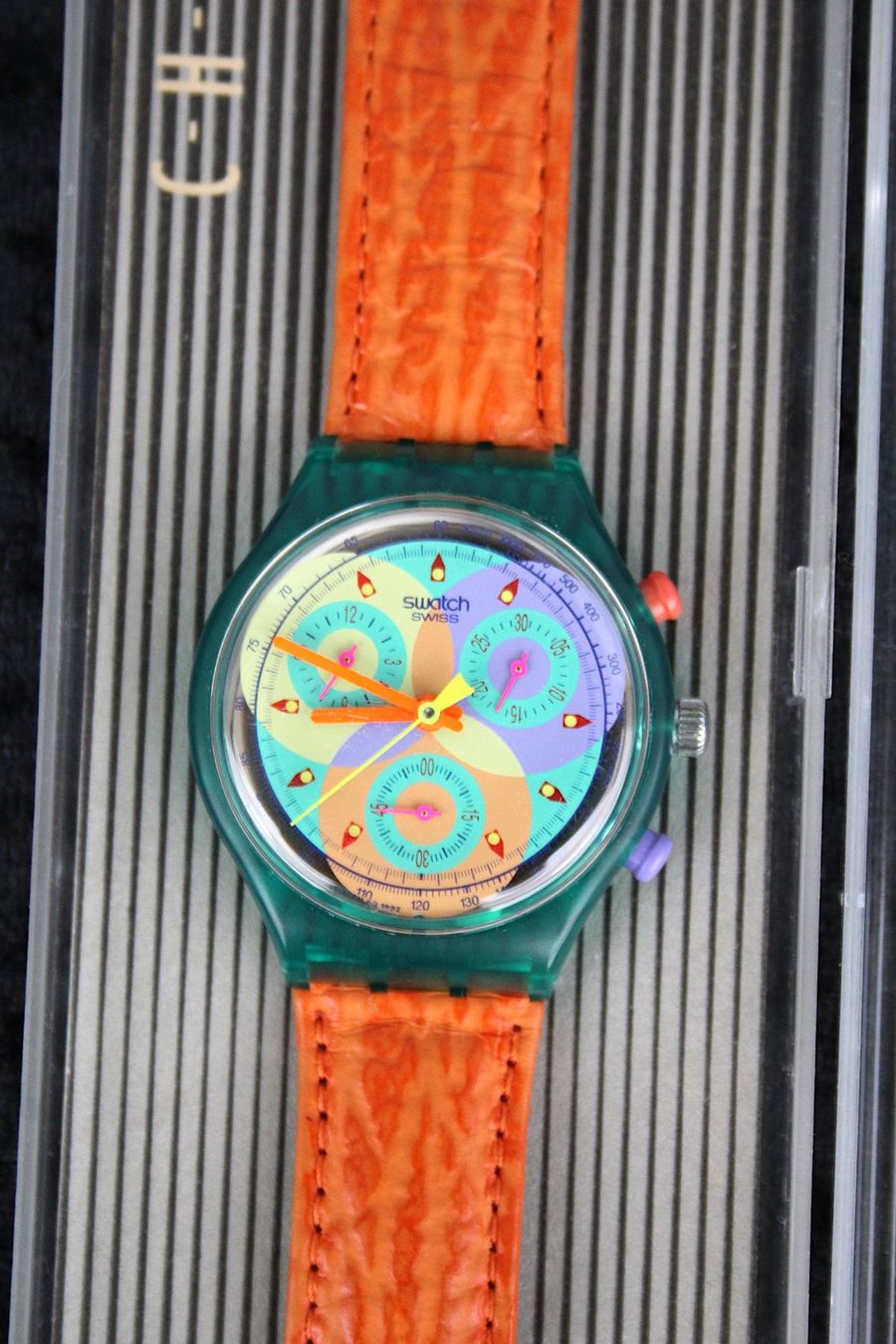 Swatch Orologi: 1993 Swatch Chrono SOUND SCL102 – Usato da Locarno venduto da madame-tus-sauds 1