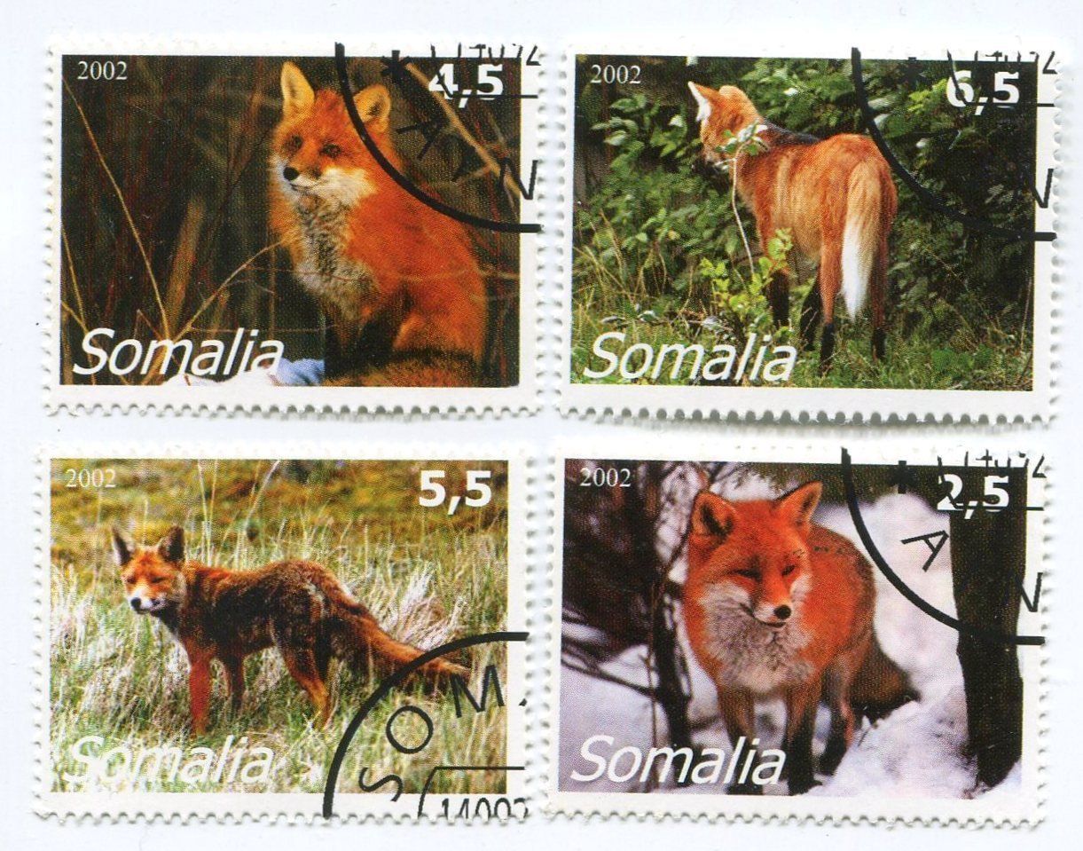 Tous les timbres: Briefmarken "Rotfuchs". Somalia – Neuf avec emballage d'origine à Basel par Butsch5
