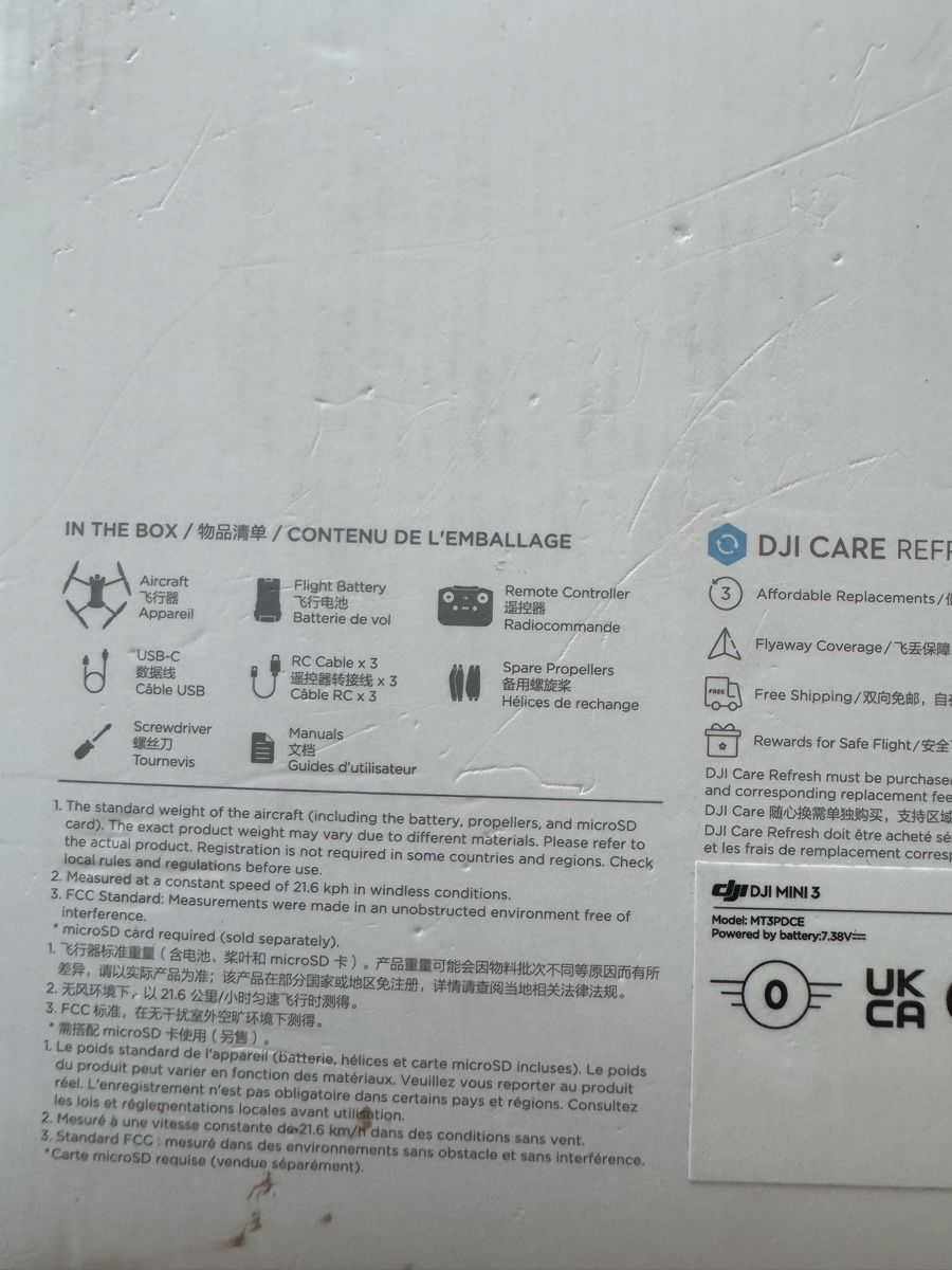DJI Modellismo RC: DJI Mini 3 mit 2 Akkus, Controller, Zubehör, DJI Box – Usato da Mannenbach-Salenst venduto da nic_5l27 7