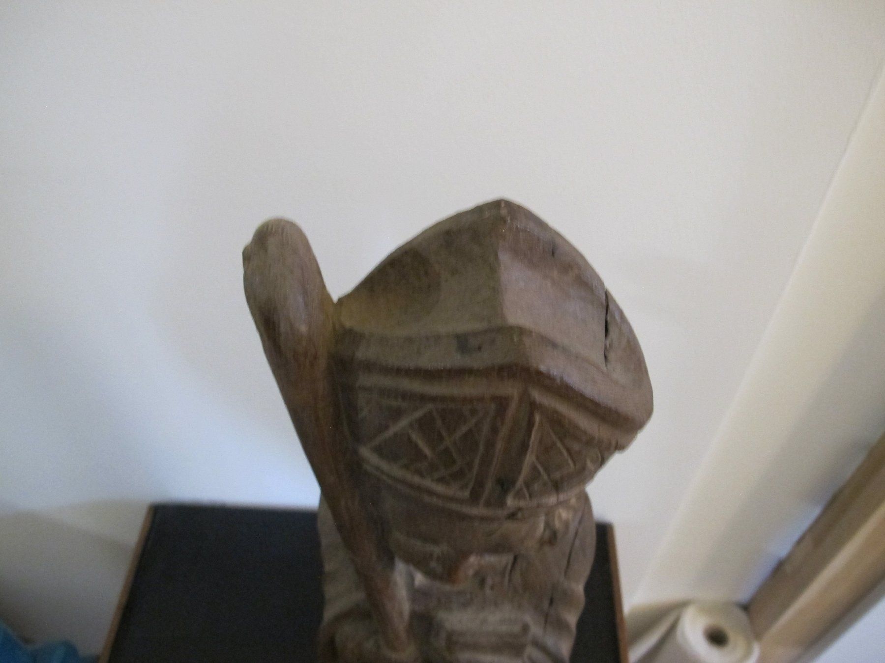 Statuette: heiliger St. Patrick gotische Eichenholz Figur Mitelalter – Usato da Wädenswil venduto da Turusukko 9
