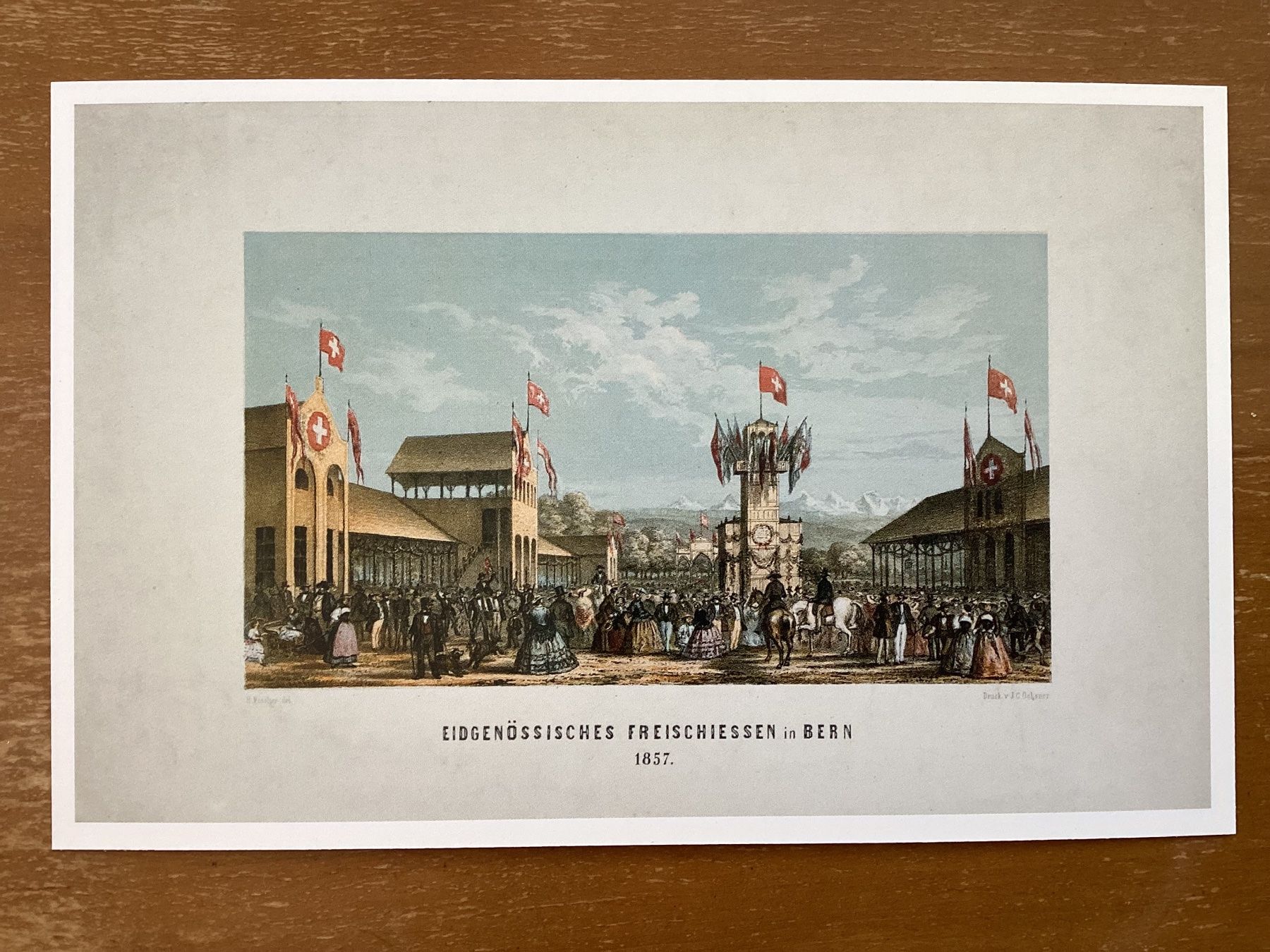 Cartoline postali: AK Eidgenössisches Freischiessen in Bern 1857 – Nuovo (secondo la descrizione) da Zürich venduto da Tolima194