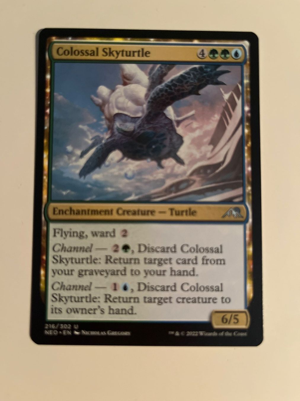 Magic The Gathering Sammelbilder & Trading cards: 1 x Colossal Skyturtle - Magic: The Gathering - MtG – Gebraucht aus Kriens von Shadi1980