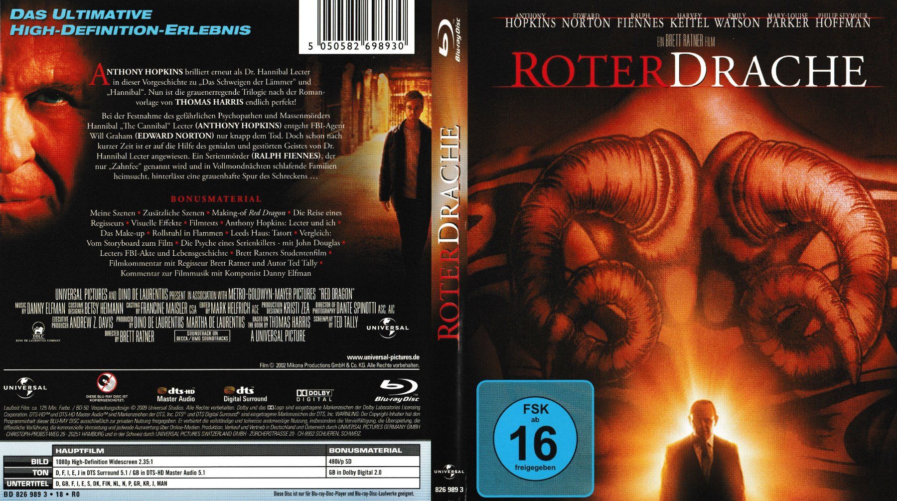 Tutti i DVDs: Blu-Ray - Roter Drache – Usato da Langnau am Albis venduto da MediaRescuerKeLoX