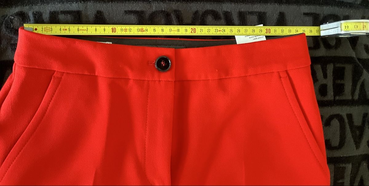 Pantaloni: MARCCAIN Wide Leg Hose, Gr. 38, Rot – Nuovo e nell'imballaggio originale da Zürich venduto da thovala 6