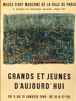 Plakat GRANDS ET JEUNES Musée d'Art Paris MOURLOT 1966