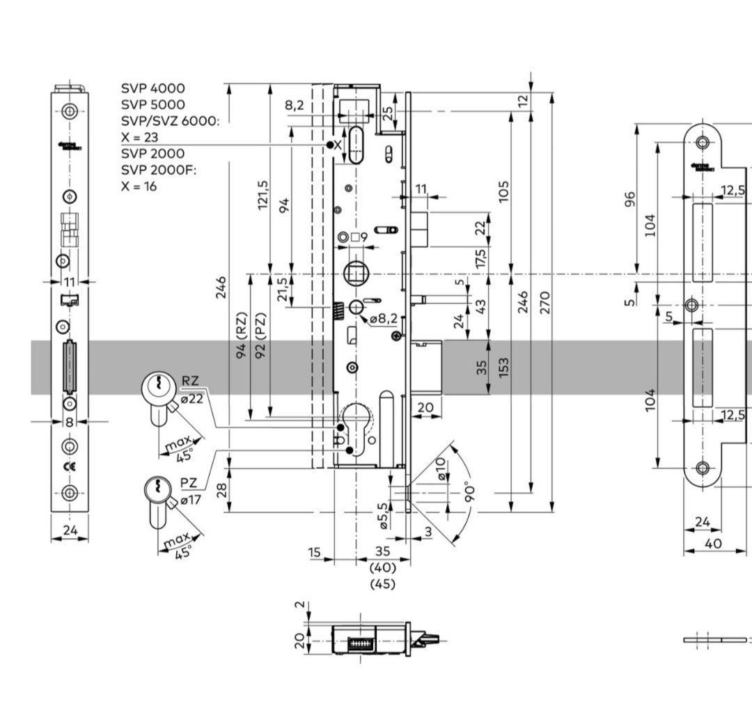 Ferramenta: Dorma Kaba SVP 2000 Schloss – Usato da Hellbühl venduto da 30R_R30 7