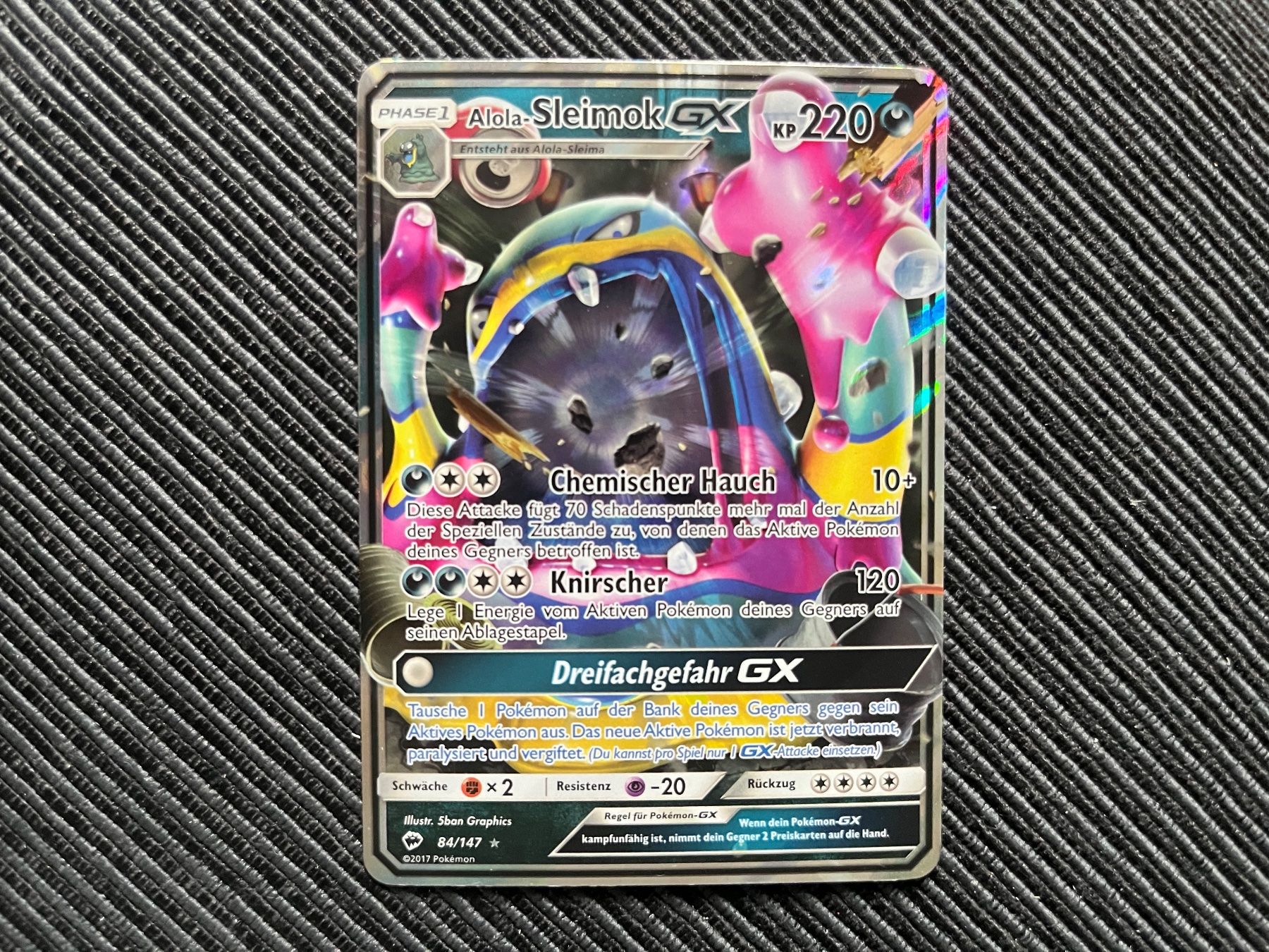 Pokémon Carte collezionabili: Pokemon Sleimok GX Burning Shadows near Mint – Nuovo (secondo la descrizione) da Wabern venduto da Collectfun
