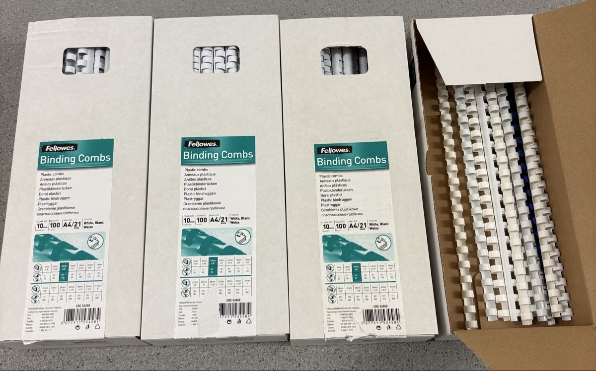 Fellowes Macchine rilegatrici: Fellowes Binderücken NEU ab Fr. 1.-  – Nuovo (secondo la descrizione) da Perlen venduto da S0nG0ku