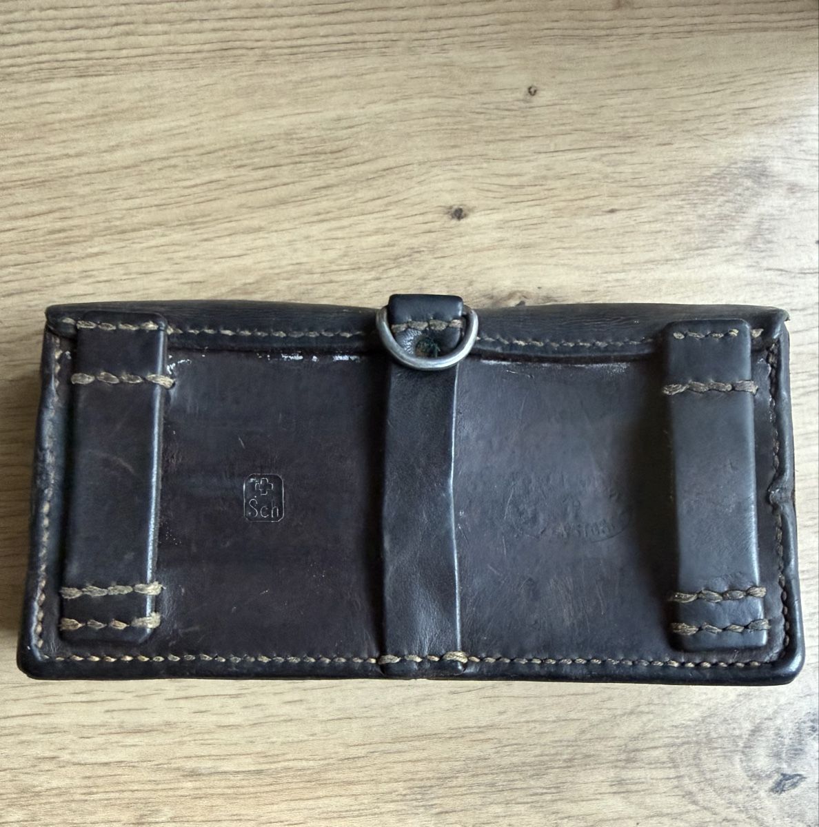 Schweizer Armee Borse: Alte Schweizer Militärtasche, Leder, 1919 – Usato da Buch am Irchel venduto da Sweetharth 2