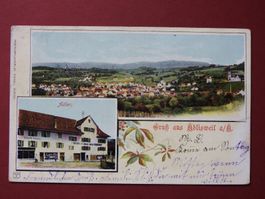 AK Gruss aus Adliswil mit Gasthof Adler