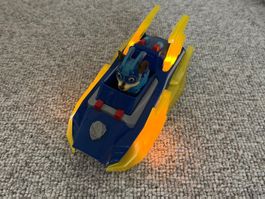 Paw Patrol Chase Spielzeugauto mit Beleuchtung und Figur