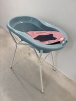 Babybadewanne mit Gestell & Badeeinsatz