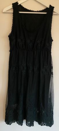 Tunika in Schwarz, Gr. One Size
