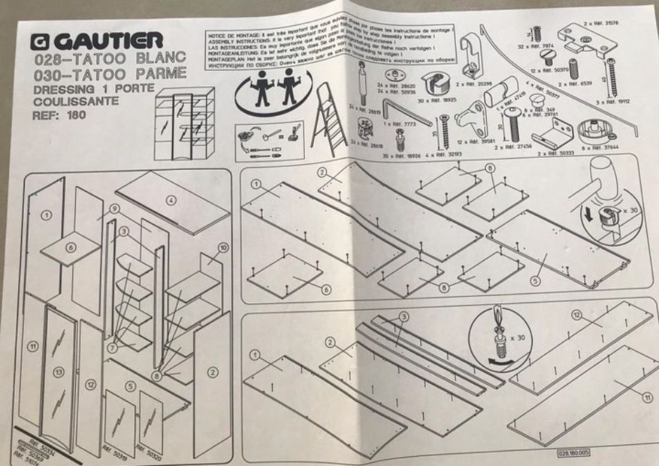 Armoire blanche Gauthier 028Tatoo Blanc Kaufen auf Ricardo