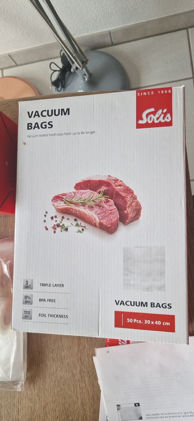 Solis Elettrodomestici da cucina: Machine Sous Vide - Solis Easy Vac Pro Metal + sachets – Nuovo e nell'imballaggio originale da Münchenbuchsee venduto da capa2014 1