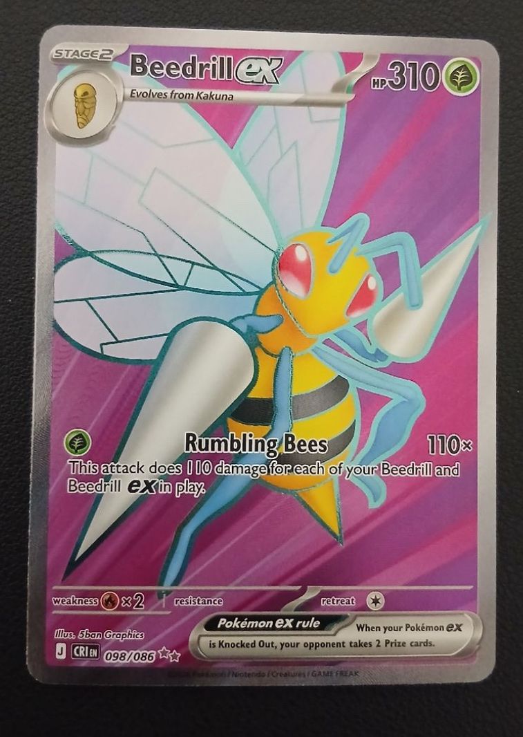 Pokémon Carte collezionabili: Beedrill ex  – Nuovo e nell'imballaggio originale da Studen BE venduto da khe_8qkx