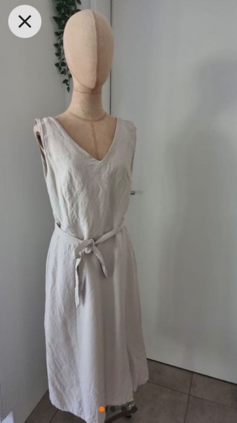 Tom Tailor Robes: Tom Tailor Leinen Kleid 40 – Neuf (Voir description) à Basel par lkl_5l2h