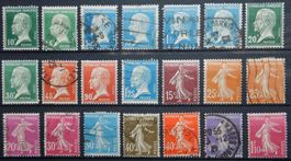 Frankreich ex. Kat. 153-217 */gest. 1923/27