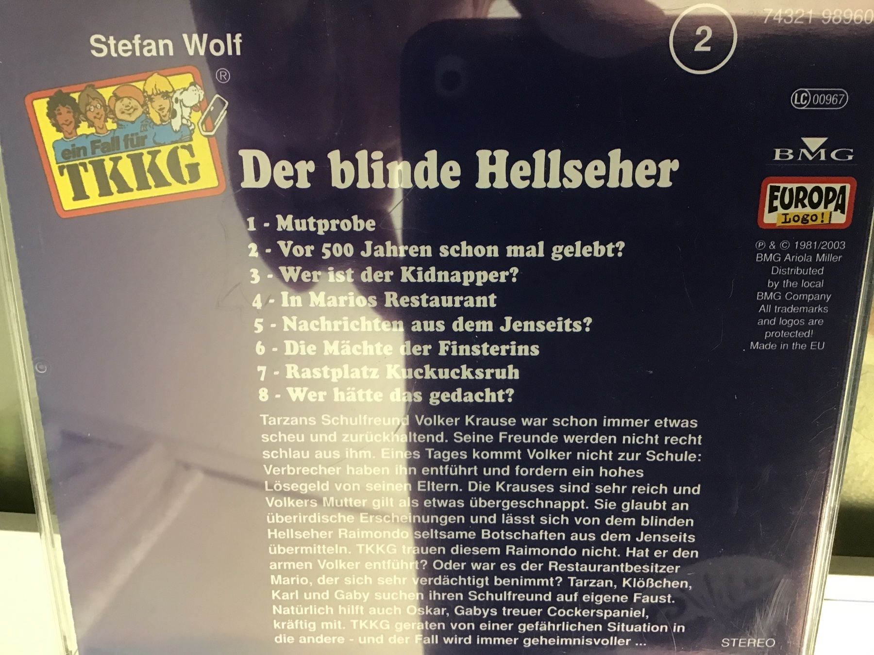 CD: TKKG Folge 2 - Der blinde Hellseher, Hörspiel – Usato da Thierachern venduto da sweden08 1