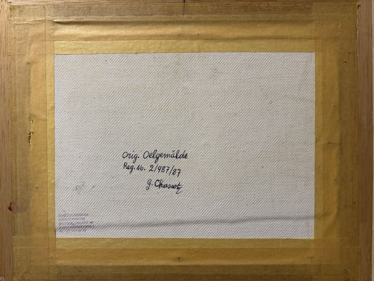 Gemälde: G.CHASSOT ( 20eme) – Gebraucht aus Sion von pasadena1914 3