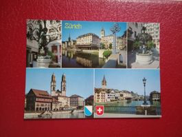 AK Zürich Stadt mehrbildrig ältere Edition