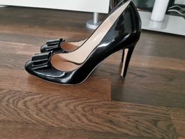 Lack Pumps Gr. 39 Carlo Pazolini, Schwarz, NEUWERTIG