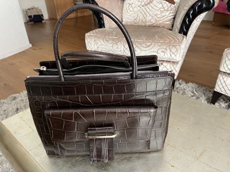 Damen Handtasche Kroko Optik braun WEEKEND MaxMara