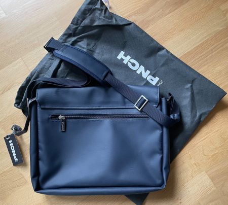 Handtasche PNCH 62 Blue  36x 27x 6 NEU, Schnäppchen