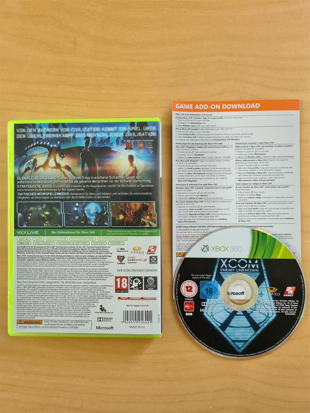Giochi: Xcom Enemy Unknown (Xbox 360) – Usato da Oberwil BL venduto da Spieltopia 1