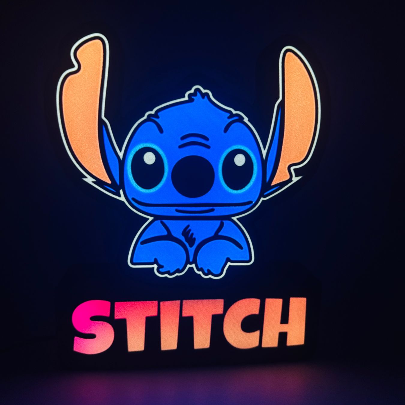 Lampade: Lightbox lampe led STITCH RGB – Nuovo (secondo la descrizione) da Vicques venduto da PAMB3D 7