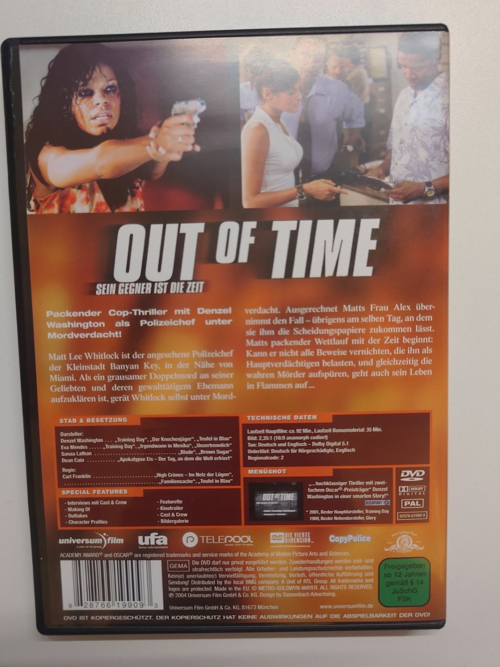 Tutti i DVDs: Out of Time – Usato da Liestal venduto da Kratzilla 2