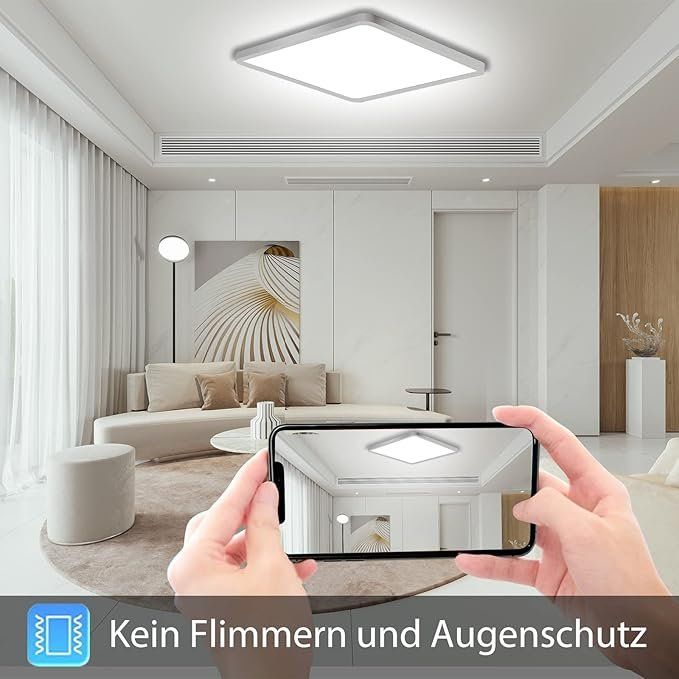 Kronleuchter & Deckenlampen: LED Deckenleuchte Deckenlampe Panel 36W 4100lm 4500K 30cm – Neu und originalverpackt aus Zürich von NovaDen 1