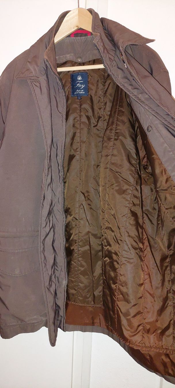 Fay Giacche: FAY veste L marron classique avec déchirure – Usato da Orpund venduto da Biennerome 3