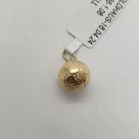 Echt 18K Gold - Fussball Anhänger
