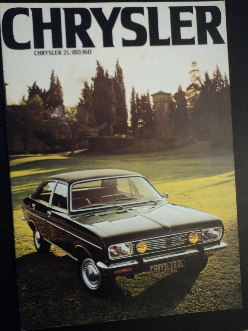 Chrysler Documents: Prospekt Chrysler 2L / 180 / 160 1976 – D'occasion à Schwarzenburg par modelCARama