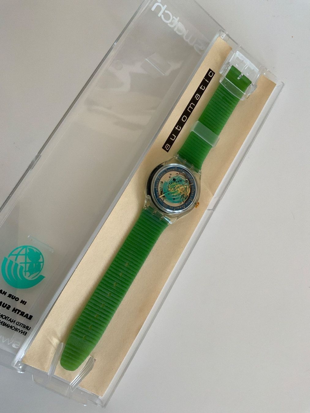 Swatch Orologi: TIME TO MOVE Swatch AUTOMATIC ungetragen - VINTAGE – Nuovo e nell'imballaggio originale da Wettswil venduto da rotonda
