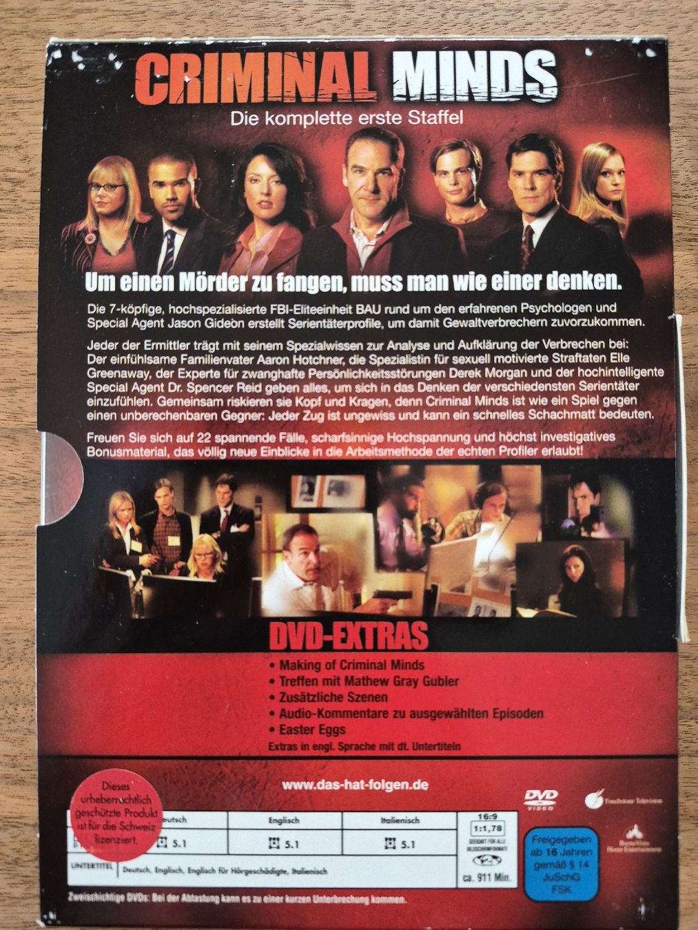 Alle DVDs: Criminal Minds - Staffel 1 – Gebraucht aus Olten von bayoffires 1