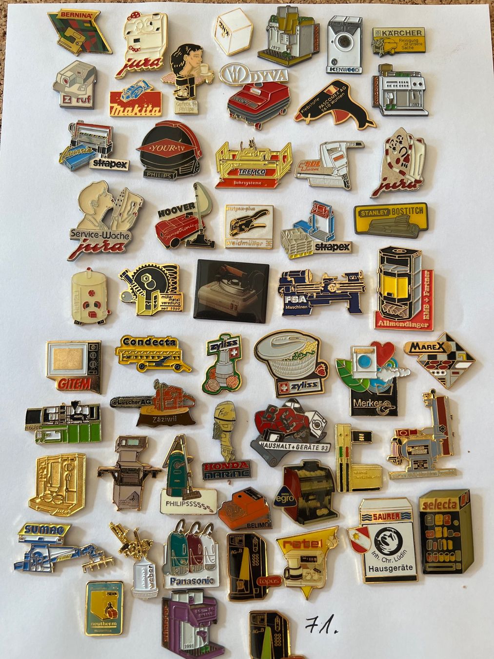 Placchette & Badge: UBS Pins Sammlung, seltene Motive, – Usato da Düdingen venduto da Wabi110 4