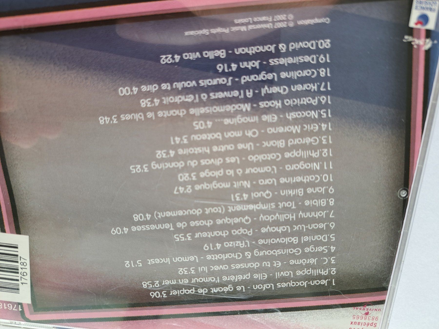 CD: Cd Chansons Numéro 1 1985 - 1989 – Usato da Pully venduto da bro_n52j 2