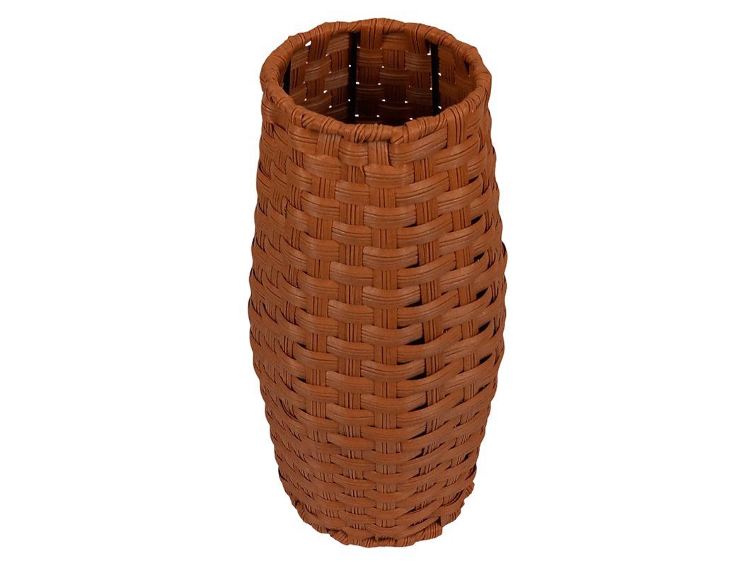 Vasen & Gefässe: Blumenvase in Rattan-Optik – Gebraucht aus Hünenberg von Restwert_Zug
