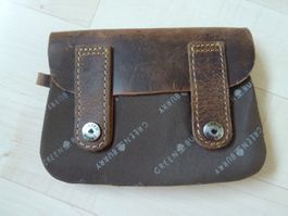 Green Burry braune Greenburry Gürteltasche aus Leder Vintage
