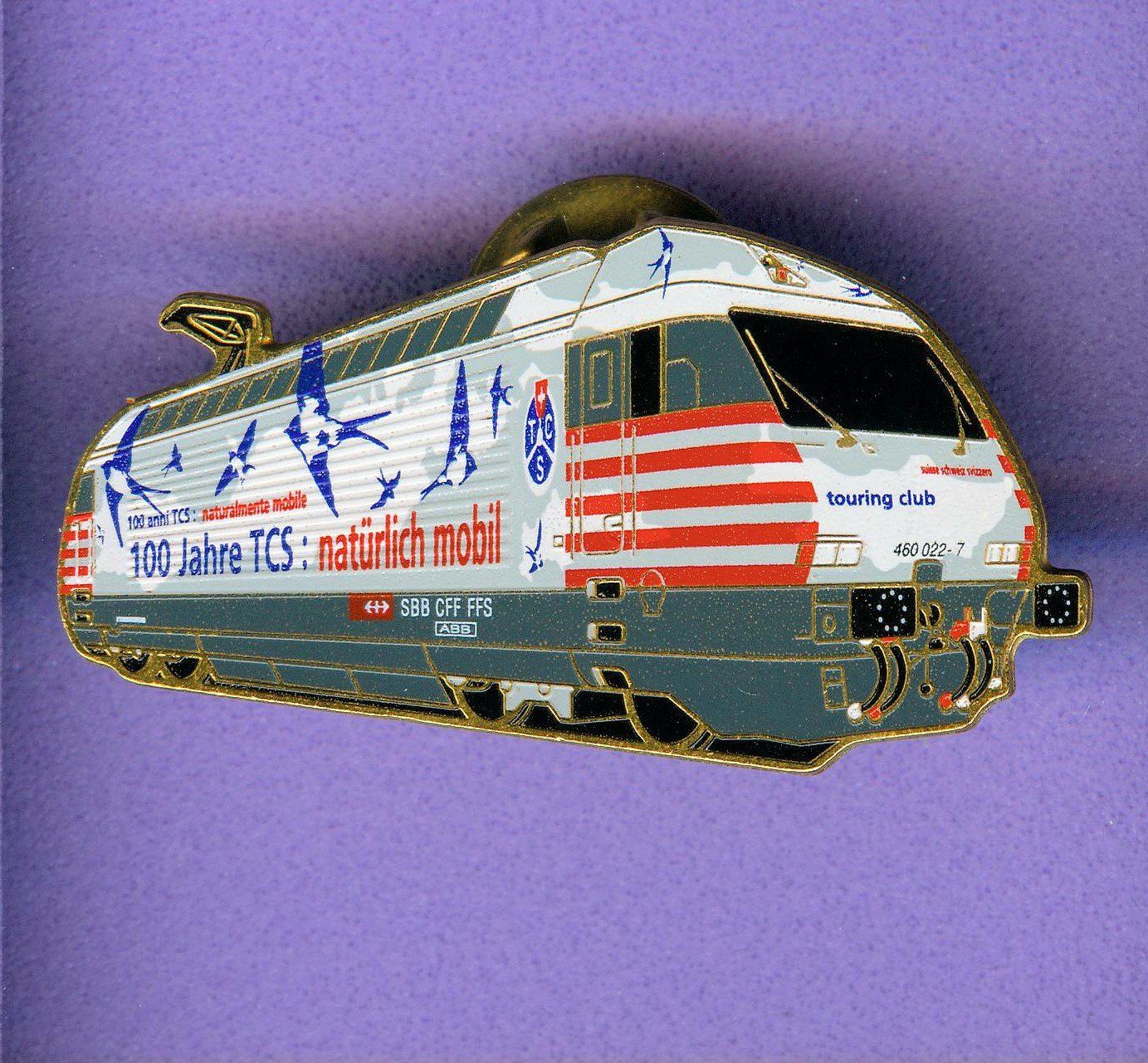 SBB/CFF/FFS Placchette & Badge: Schmid-Müller  Re 460  " TCS "  Lim.500 – Usato da Winterthur venduto da Sammleroase