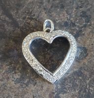 Anhänger Herz WG / 22 Diamanten