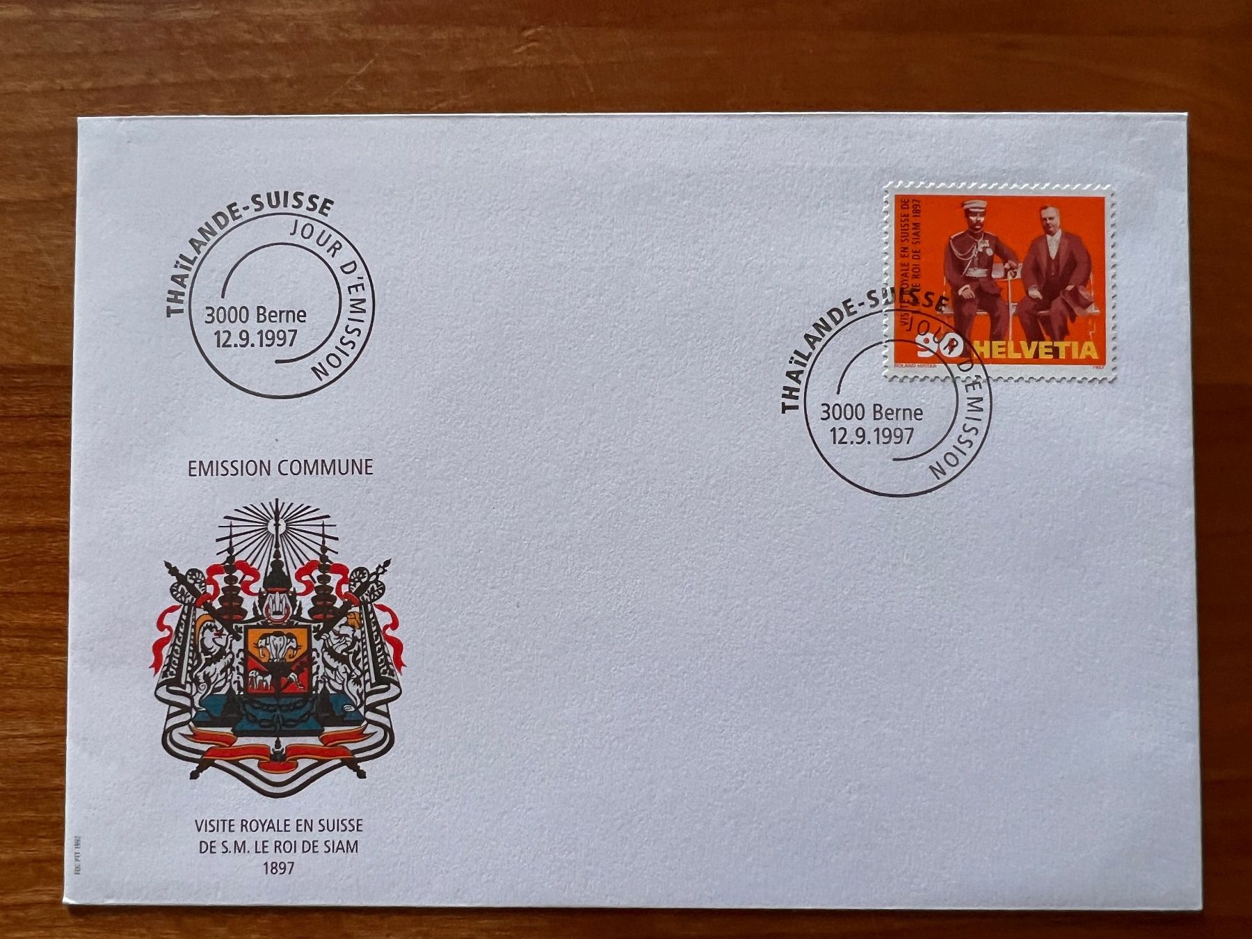 Tutti i francobolli: FDC Brief Thailand 1997 (R225) – Usato da Hinwil venduto da Sidi4 1