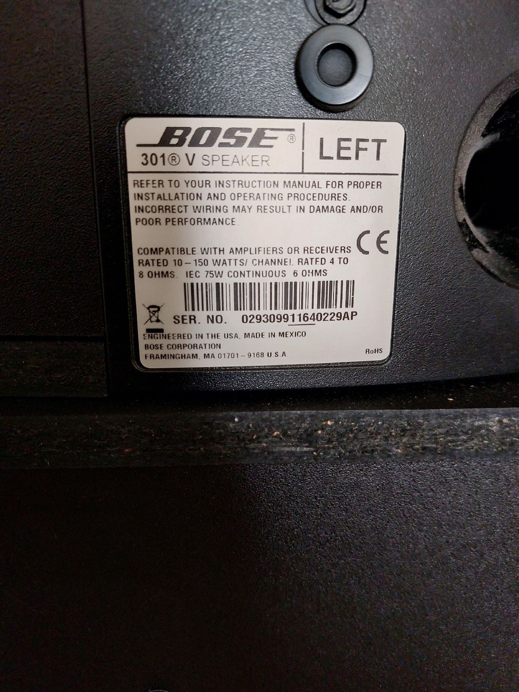 Bose Casse acustiche: Bose 301 V Speaker – Usato da Basel venduto da sskeptomasste 2